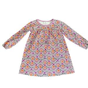 Hanna Andersson Orchid Petal Fan Play Dress Girls Size 5 (110)